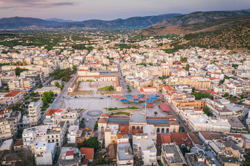 City center of Argos, Greece