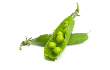 green peas isolated