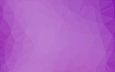Light Purple vector shining triangular pattern.
