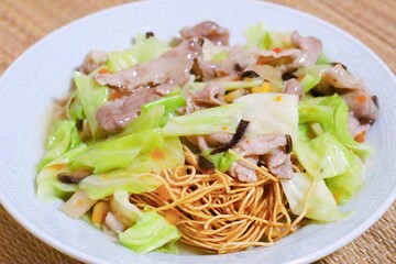 皿うどん　長崎県の郷土料理