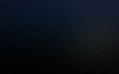 Obraz premium Dark BLUE vector triangle mosaic template.