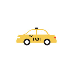 Taxi transportation icon design template vector