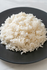 cooked rice on plate