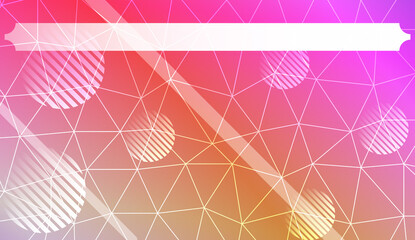 Decorative pattern with polygonal in triangles style, line, circle. Presentation design for your idea. Vector illustration. Blurred Background, Smooth Gradient Texture Color