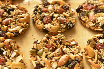 Fresh Cereal Cookies homemade for healthy to stay home.