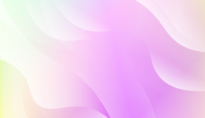Naklejka premium Geometric Wave Shape with Colorful Gradient Color Background Wallpaper. Vector Illustration.