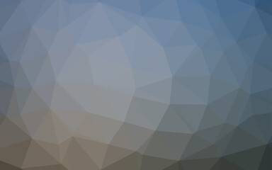 Light BLUE vector triangle mosaic cover.