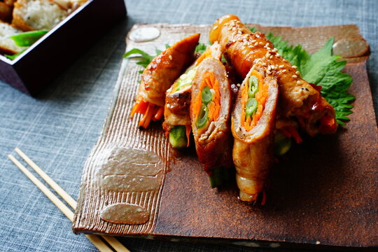 野菜肉巻き