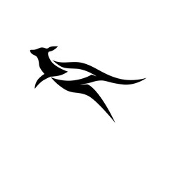 Fototapeta premium original modern Kangaroo logo creative concept