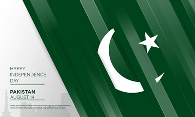 Pakistan Independence Day Background.
