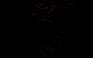 Dark Red vector texture with disks.