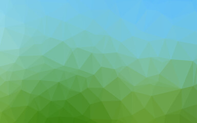 Light Blue, Green vector abstract mosaic pattern.