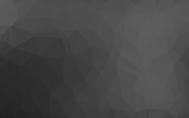 Obraz premium Dark Silver, Gray vector triangle mosaic template.