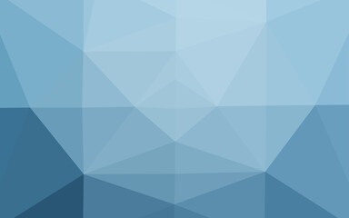 Fototapeta premium Light BLUE vector polygon abstract layout.