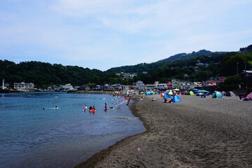 川奈いるか浜公園の海水浴場