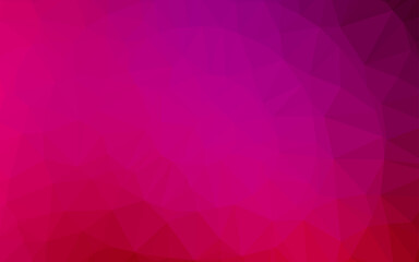Light Purple, Pink vector polygon abstract backdrop.