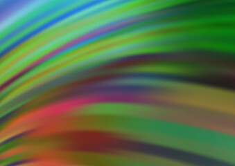 Light Green, Yellow vector pattern with lamp shapes.