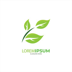 Nature creative symbol organic concept. Leaf icon, Corporate identity logotype, company graphic design
