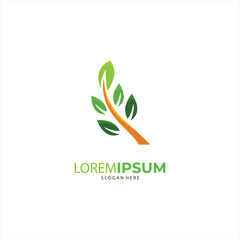 Nature creative symbol organic concept. Leaf icon, Corporate identity logotype, company graphic design