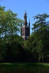 Obraz premium Kirchturm in Wörlitz, Sachsen - Anhalt
