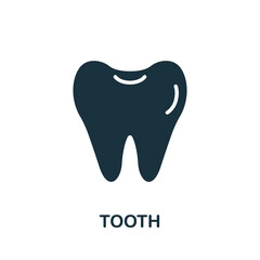 Tooth icon. Simple element from internal organs collection. Creative Tooth icon for web design, templates, infographics and more