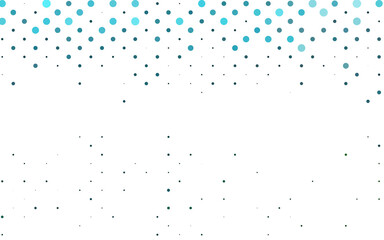 Light Blue, Green vector texture with disks.