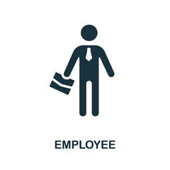 Employee icon. Simple element from business recruitment collection. Creative Employee icon for web design, templates, infographics and more
