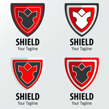 Simple Shield Logo Design Vector Set II