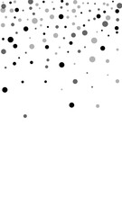 Scattered random black dots. Dark points dispersio
