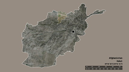Location of Balkh, province of Afghanistan,. Satellite