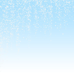 Fototapeta premium Amazing falling stars Christmas background. Subtle