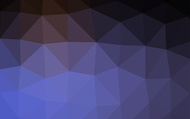 Obraz premium Dark Blue, Red vector blurry triangle pattern.