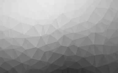 Fototapeta premium Light Silver, Gray vector blurry triangle template.