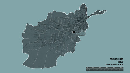 Location of Nangarhar, province of Afghanistan,. Administrative
