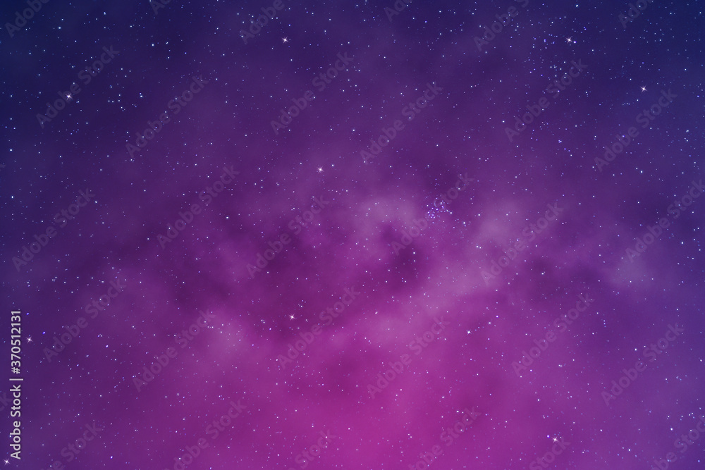 Wall mural abstract starry space background with shining stars stardust and nebula. realistic galaxy with milky