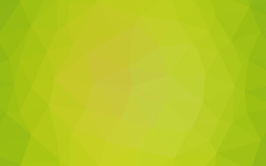 Fototapeta premium Light Green, Yellow vector triangle mosaic texture.