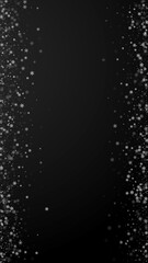 Beautiful snowfall Christmas background. Subtle fl