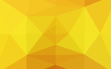 Fototapeta premium Light Orange vector abstract mosaic background.