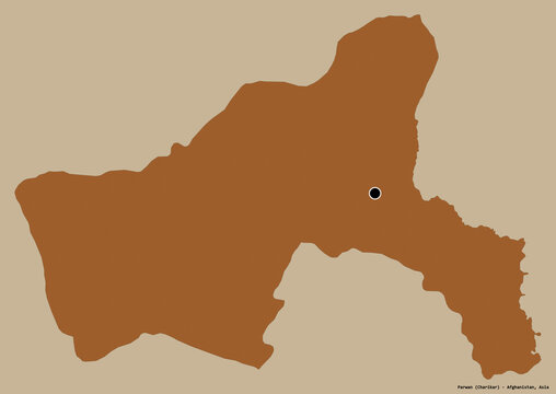 Parwan, province of Afghanistan, on solid. Pattern