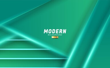 Obraz premium modern abstract premium green vector background banner design,in stripe texture.