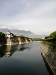 Fototapeta na wymiar 大阪城のお堀