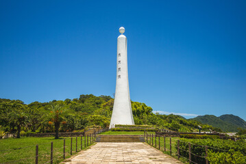 The Tropic of Cancer Marker at Hualien, Taiwan. Translation of the Chinese text is tropic of cancer