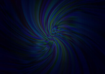Dark BLUE vector background with abstract lines.