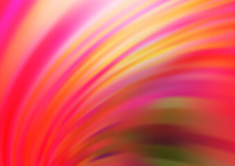 Light Green, Red vector template with abstract lines.