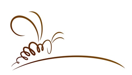 Symbol of a wild stylized bee.