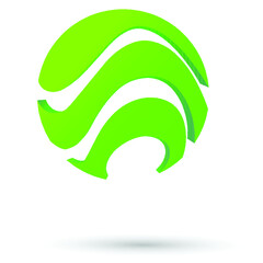 Abstract Logo Design in Striped Globe Form for your Company