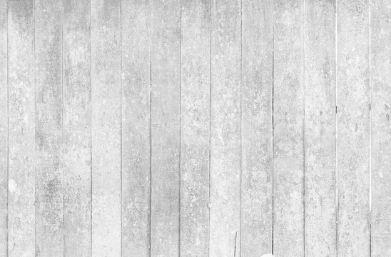 Background And Texture Of White Decay Wood Stripe  On  Old Cottage Wall  Surface