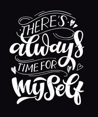 Motivation hand drawn lettering quote about life. Lettering template art for postcard, banner, t-shirt design.