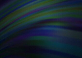 Dark BLUE vector template with bent lines.