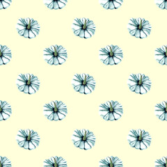 seamless pattern with grey pumpkins